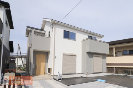 栃木県鹿沼市千渡 の新築一戸建ての現地外観写真