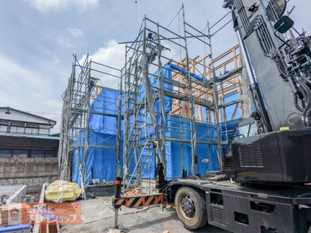 栃木県宇都宮市石井町 の新築一戸建ての現地外観写真