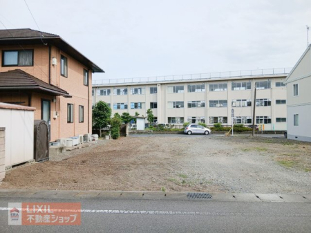 栃木県宇都宮市日の出2丁目の新築一戸建ての現地外観写真
